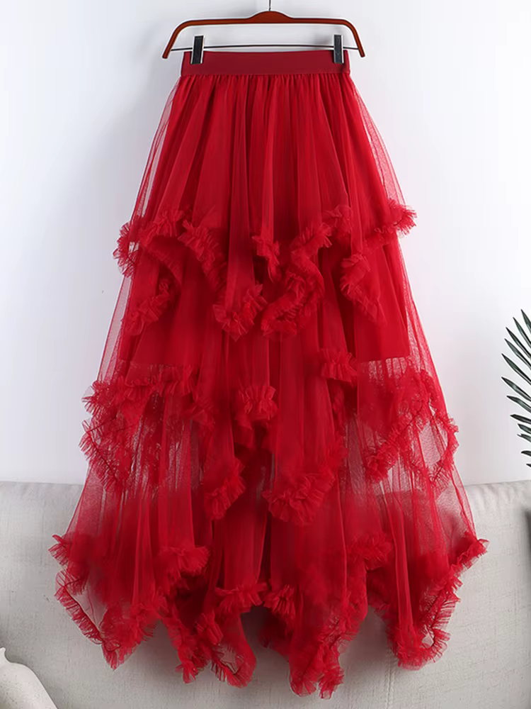 Jupe Longue en Tulle pour Femme