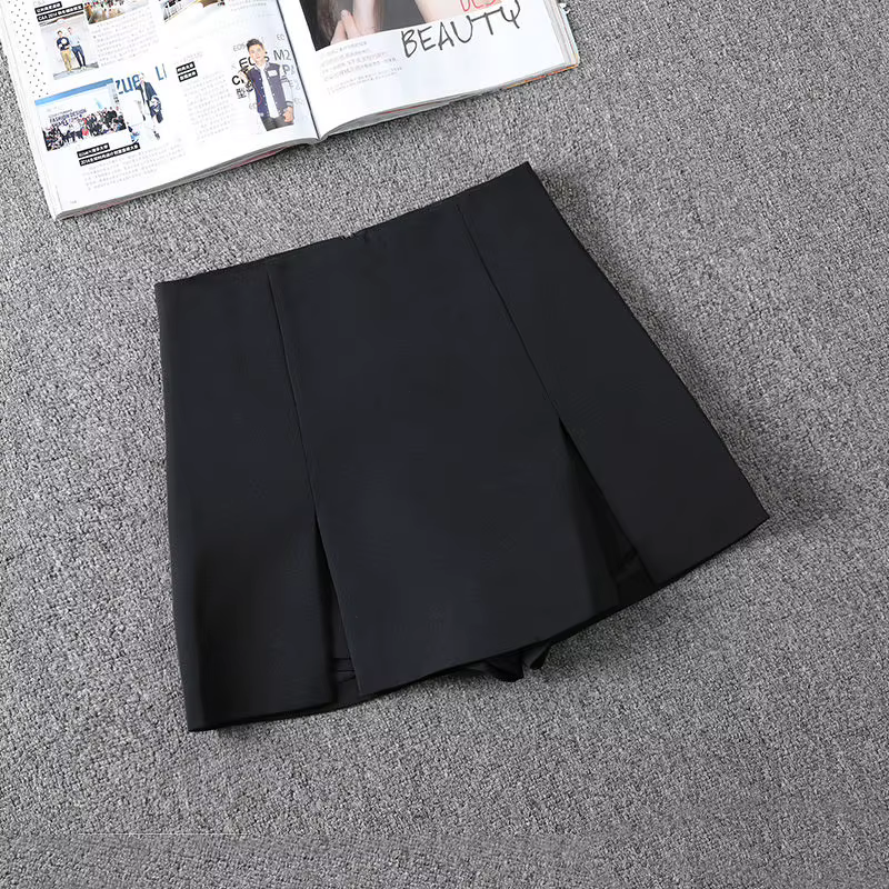 Mini jupes femmes fente taille haute mode coréenne 5XL Sexy Micro jupe Hotsweet été Chic dames Streetwear Simple tout-match
