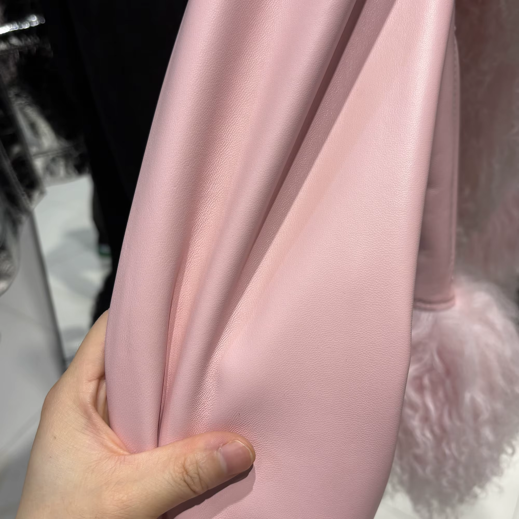 Jupe crayon en daim véritable YOLOAgain pour femme