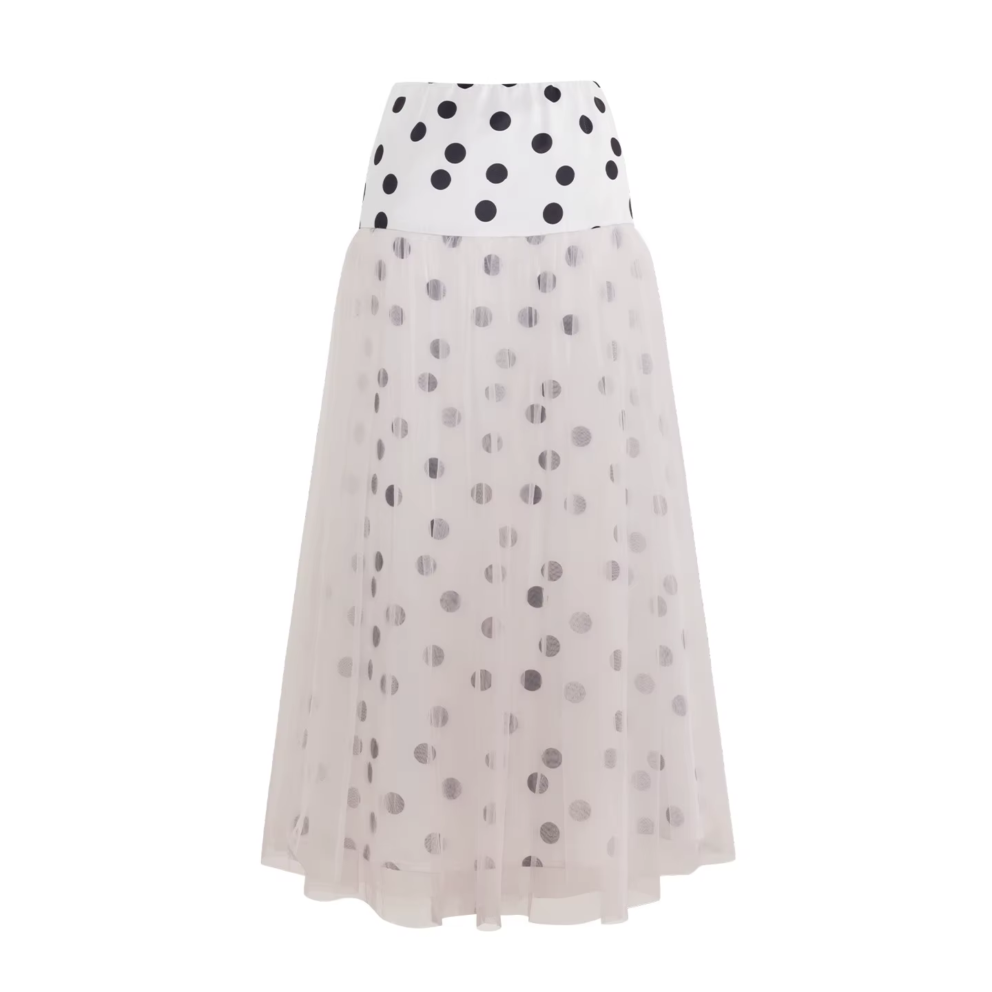 Nouvelle jupe ample et élégante en polyester pour femmes, style français, printemps-été, couleurs douces, voyage et rendez-vous