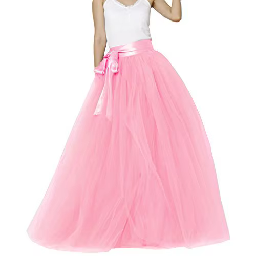 Jupe longue en Tulle bouffante pour femmes