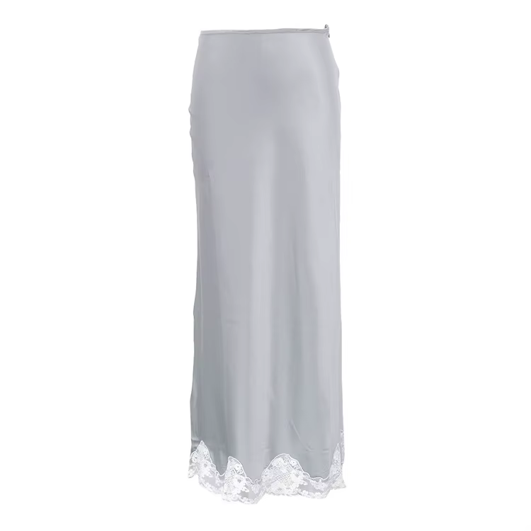 Jupe en Satin et dentelle pour femmes