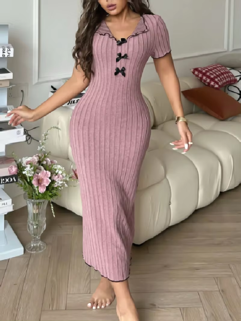 Robe longue élégante, confortable