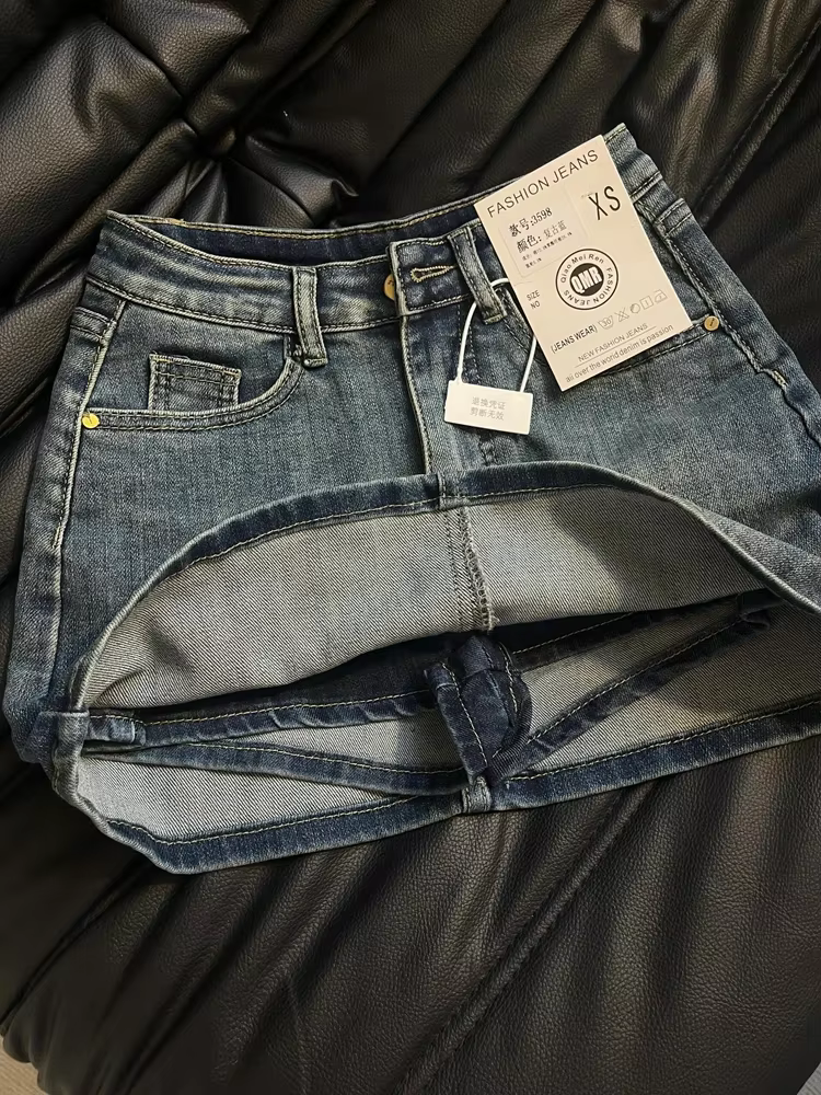 Jupe en jean trapèze bleue pour femmes, style Y2K, American Retro, mini jupe vintage des années 90, idéale pour les sorties estivales et automnales
