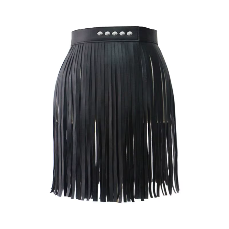 Jupe en Faux Cuir Punk Femme Occasionnels Festifs Danse Fête Clubwear Halloween Rave Partie Musique