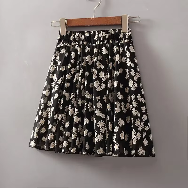 Vêtements dentelle Midi jupe florale femme rose jupes de plage