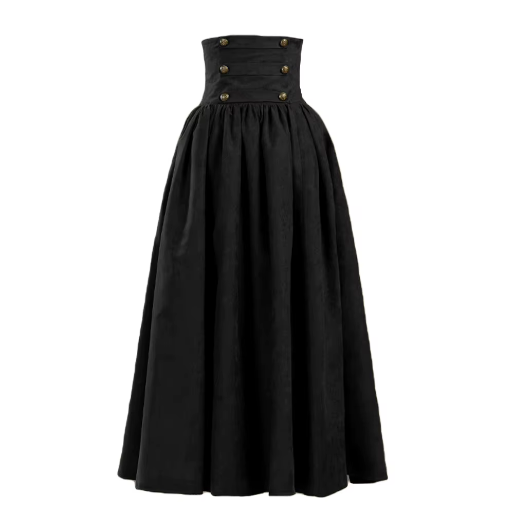 Jupe Vintage médiévale édouardienne pour femmes