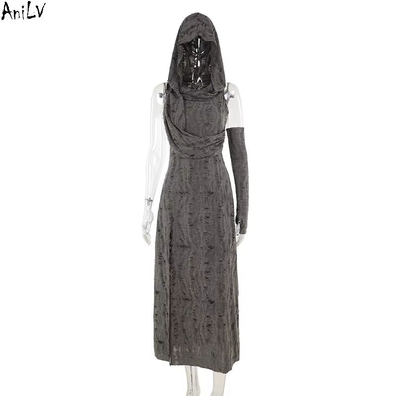 Robe longue à capuche pour femme costume de la reine du désert ensemble de cosplay pour femmes événements spéciaux