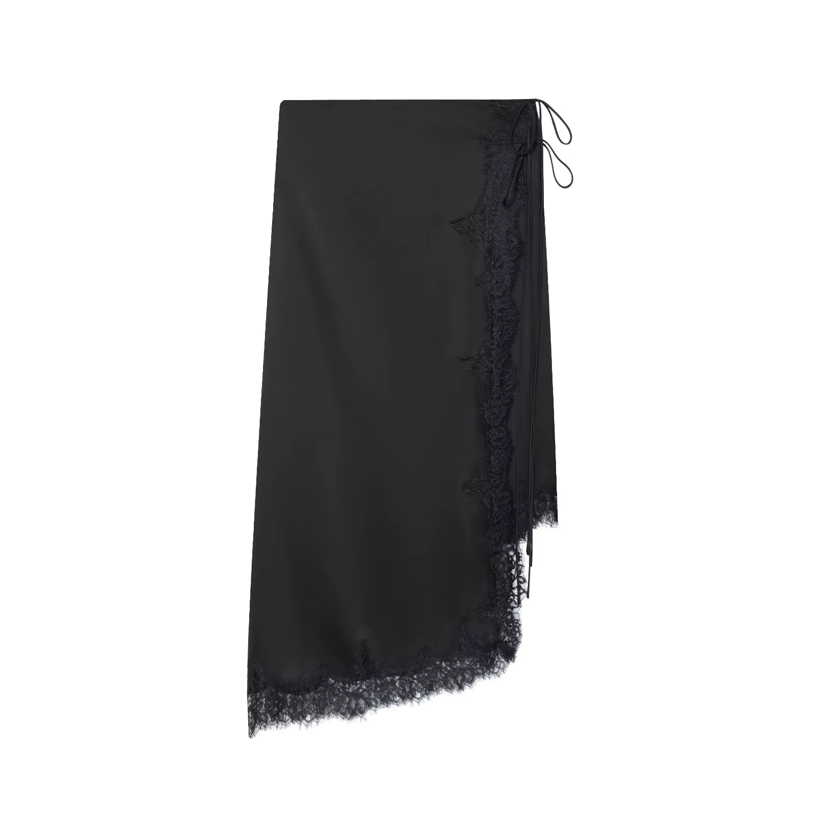 Jupe BSAY en polyester élégante asymétrique pour femmes automne hiver soirée Noël